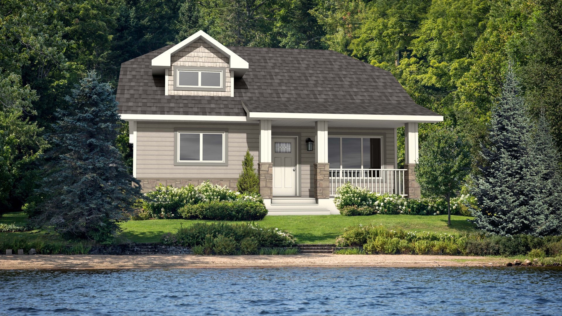 Nelson Homes modular home exterior in BC